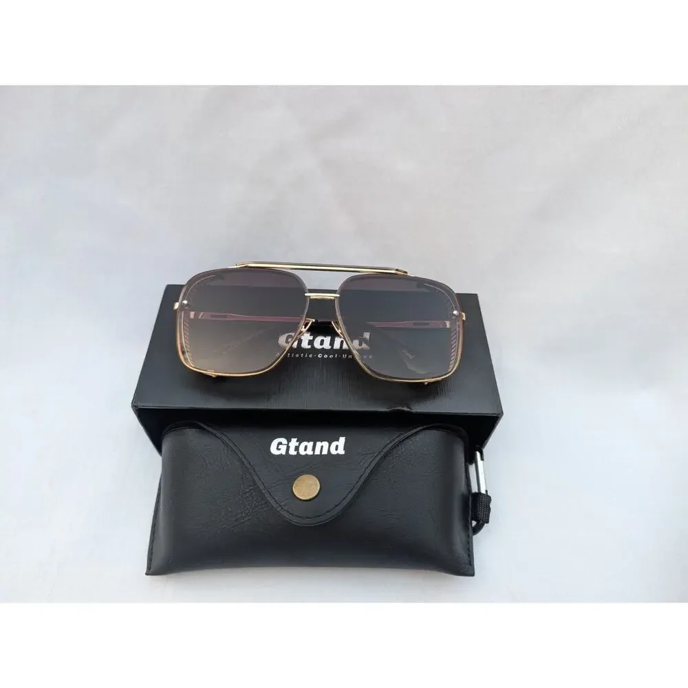 Gtand GT115 Sunglasses Black/Gold 64-18-145 case dustbag accessories